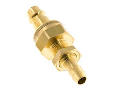 Latón DN 7,2 (Euro) Acoplamiento de aire Tapón de 8 mm Columna de manguera Mampara de cierre doble