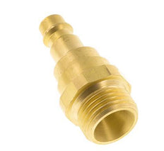 Acoplamiento de aire de latón DN 7.2 (Euro) Enchufe G 1/2 pulgadas macho con válvula de retención