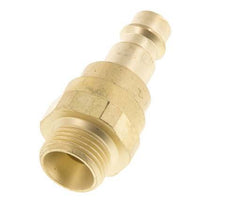 Acoplamiento de aire de latón DN 7.2 (Euro) Enchufe G 3/8 pulgadas macho con válvula de retención