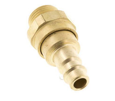 Acoplamiento de aire de latón DN 7.2 (Euro) Enchufe G 3/8 pulgadas macho con válvula de retención