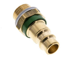 Acoplamiento de aire de latón DN 7.2 (Euro) codificado en verde Enchufe G 1/4 pulgada macho