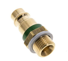 Acoplamiento de aire de latón DN 7.2 (Euro) codificado en verde Enchufe G 1/4 pulgada macho
