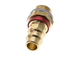 Acoplamiento de aire de latón DN 7.2 (Euro) con código rojo Enchufe G 1/4 pulgada macho