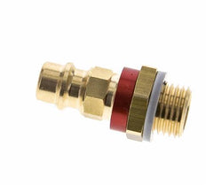 Acoplamiento de aire de latón DN 7.2 (Euro) con código rojo Enchufe G 1/4 pulgada macho