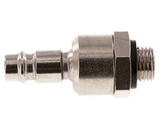 Enchufe de acero DN 7.2 (Euro) para acoplamiento de aire G 1/4 pulgada junta rotativa macho