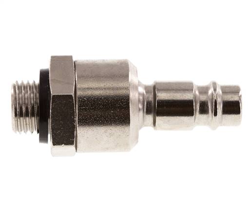 Enchufe de acero DN 7.2 (Euro) para acoplamiento de aire G 1/4 pulgada junta rotativa macho