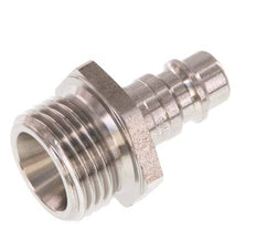 Acero inoxidable DN 7.2 (Euro) Acoplamiento de aire Enchufe G 1/2 pulgadas Macho