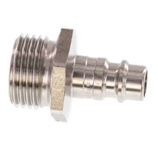 Acero inoxidable DN 7.2 (Euro) Acoplamiento de aire Enchufe G 1/2 pulgadas Macho