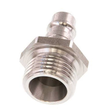 Acero inoxidable DN 7.2 (Euro) Acoplamiento de aire Enchufe G 1/2 pulgadas Macho