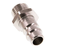 Acero inoxidable DN 7.2 (Euro) Acoplamiento de aire Enchufe G 1/4 pulgadas Macho