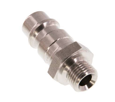Acero inoxidable DN 7.2 (Euro) Acoplamiento de aire Enchufe G 1/8 pulgadas Macho