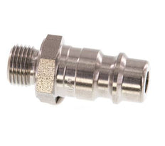 Acero inoxidable DN 7.2 (Euro) Acoplamiento de aire Enchufe G 1/8 pulgadas Macho
