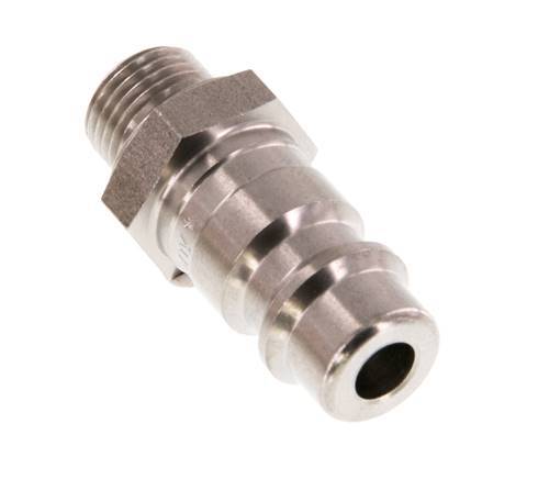 Acero inoxidable DN 7.2 (Euro) Acoplamiento de aire Enchufe G 1/8 pulgadas Macho