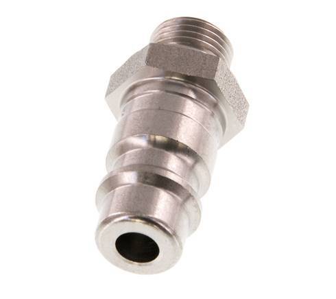 Acero inoxidable DN 7.2 (Euro) Acoplamiento de aire Enchufe G 1/8 pulgadas Macho