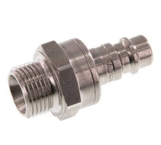 Acero inoxidable DN 7.2 (Euro) Enchufe de acoplamiento de aire G 3/8 pulgadas macho de doble cierre