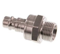Acero inoxidable DN 7.2 (Euro) Enchufe de acoplamiento de aire G 3/8 pulgadas macho de doble cierre