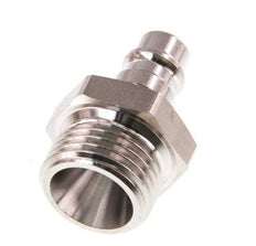 Acero inoxidable 316L DN 7.2 (Euro) Acoplamiento de aire Enchufe G 1/2 pulgadas Macho