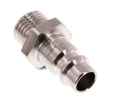Acero inoxidable 316L DN 7.2 (Euro) Acoplamiento de aire Enchufe G 1/4 pulgada Macho