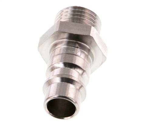 Acero inoxidable 316L DN 7.2 (Euro) Acoplamiento de aire Enchufe G 1/4 pulgada Macho