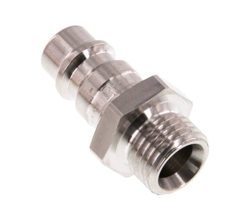 Acero inoxidable 316L DN 7.2 (Euro) Acoplamiento de aire Enchufe G 1/4 pulgada Macho