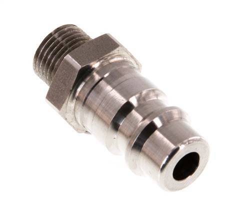 Acero inoxidable 316L DN 7.2 (Euro) Acoplamiento de aire Enchufe G 1/8 pulgadas Macho