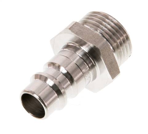 Acero inoxidable 316L DN 7,2 (Euro) Acoplamiento de aire Enchufe G 3/8 pulgadas Macho