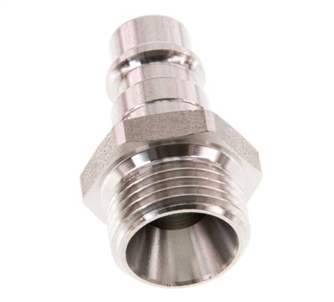 Acero inoxidable 316L DN 7,2 (Euro) Acoplamiento de aire Enchufe G 3/8 pulgadas Macho