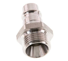 Acero inoxidable 316L DN 7,2 (Euro) Acoplamiento de aire Enchufe G 3/8 pulgadas Macho