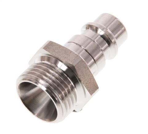 Acero inoxidable 316L DN 7,2 (Euro) Acoplamiento de aire Enchufe G 3/8 pulgadas Macho