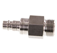 Acero inoxidable 316L DN 7.2 (Euro) Enchufe de acoplamiento de aire G 1/2 pulgadas macho de doble cierre
