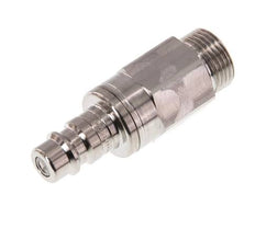 Acero inoxidable 316L DN 7.2 (Euro) Enchufe de acoplamiento de aire G 3/8 pulgadas macho de doble cierre