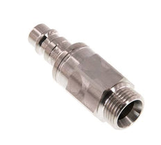 Acero inoxidable 316L DN 7.2 (Euro) Enchufe de acoplamiento de aire G 3/8 pulgadas macho de doble cierre