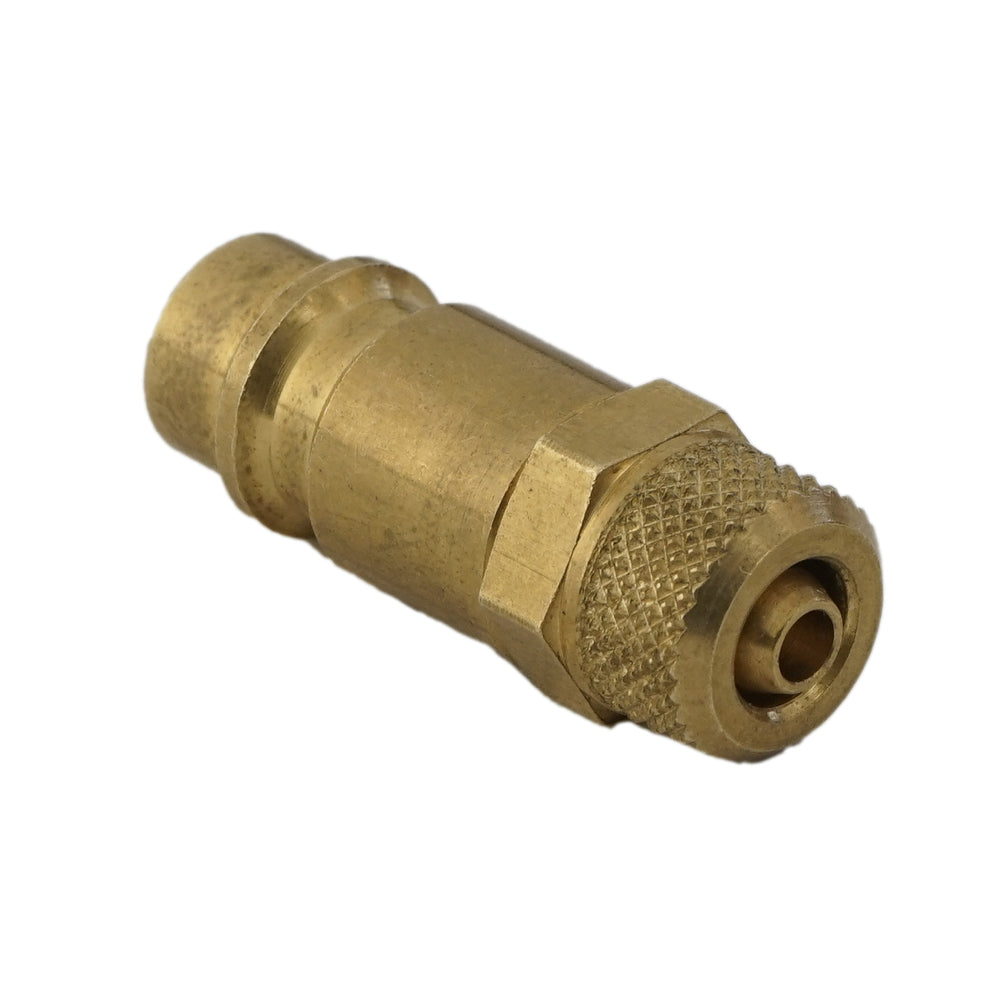 Tapón de acoplamiento de aire de latón DN 7,2 (Euro) Tuerca de unión de 4x6 mm [2 piezas]