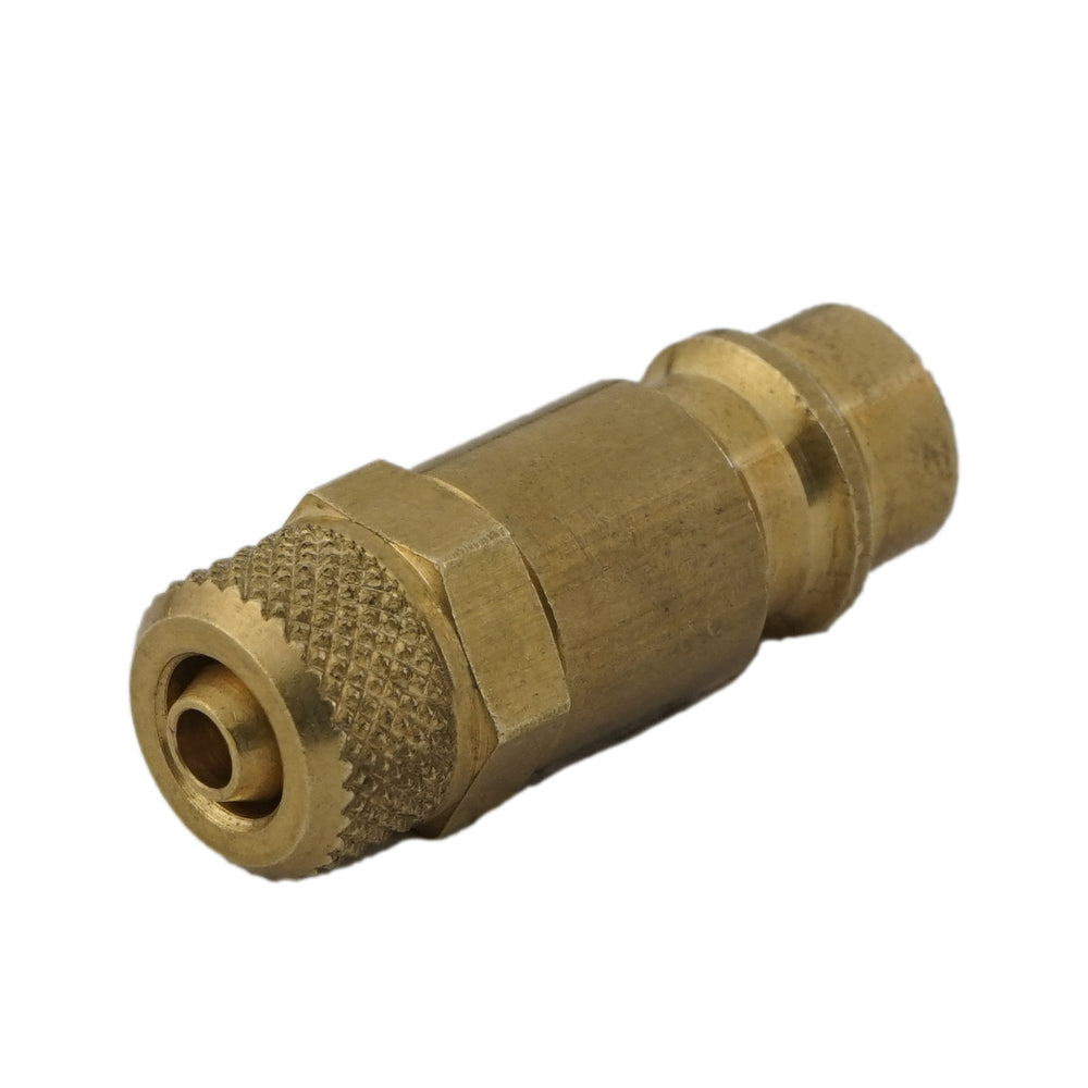 Tapón de acoplamiento de aire de latón DN 7,2 (Euro) Tuerca de unión de 4x6 mm [2 piezas]