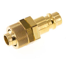 Tapón de acoplamiento de aire de latón DN 7,2 (Euro) Tuerca de unión de 9x12 mm