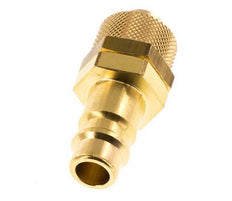 Tapón de acoplamiento de aire de latón DN 7,2 (Euro) Tuerca de unión de 9x12 mm
