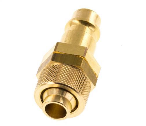 Tapón de acoplamiento de aire de latón DN 7,2 (Euro) Tuerca de unión de 9x12 mm