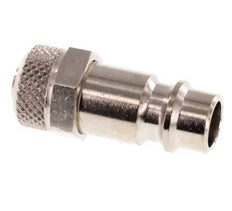 Nickel-plated Brass DN 7.2 (Euro) Air Coupling Plug 6x8 mm Union Nut [2 Pieces]