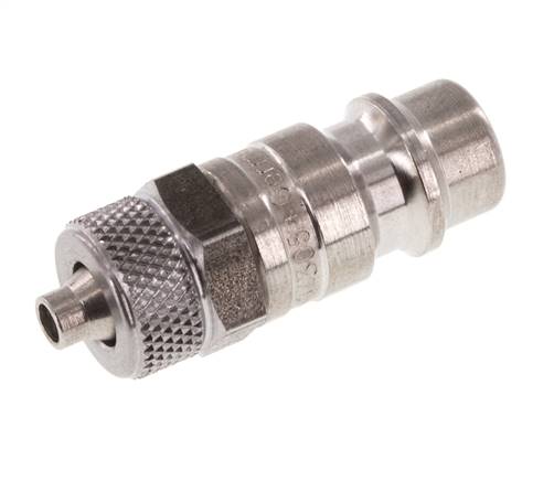 Acero inoxidable DN 7.2 (Euro) Tapón de acoplamiento de aire Tuerca de unión de 4x6 mm