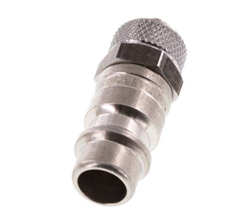 Acero inoxidable DN 7.2 (Euro) Tapón de acoplamiento de aire Tuerca de unión de 4x6 mm