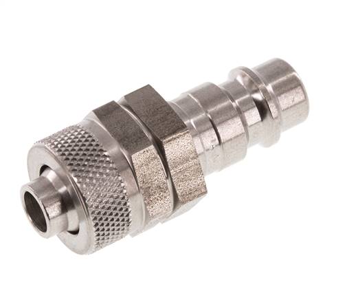 Acero inoxidable DN 7.2 (Euro) Tapón de acoplamiento de aire Tuerca de unión de 8x10 mm