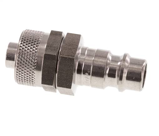 Acero inoxidable DN 7.2 (Euro) Tapón de acoplamiento de aire Tuerca de unión de 8x10 mm