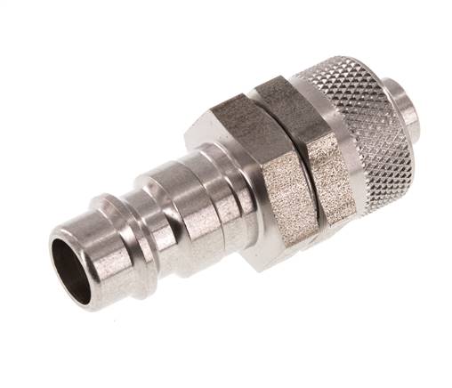 Acero inoxidable DN 7.2 (Euro) Tapón de acoplamiento de aire Tuerca de unión de 8x10 mm