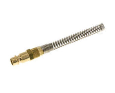 Latón DN 7.2 (Euro) Tapón de acoplamiento de aire 4x6 mm Tuerca de unión Bend-Protect