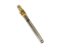 Latón DN 7.2 (Euro) Tapón de acoplamiento de aire 4x6 mm Tuerca de unión Bend-Protect