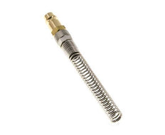 Brass DN 7.2 (Euro) Air Coupling Plug 6x8 mm Union Nut Bend-Protect [2 Pieces]