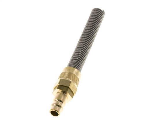 Latón DN 7.2 (Euro) Tapón de acoplamiento de aire 8x10 mm Tuerca de unión Bend-Protect