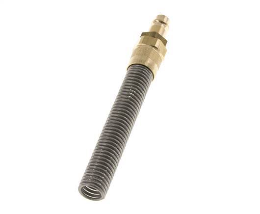 Latón DN 7.2 (Euro) Tapón de acoplamiento de aire 9x12 mm Tuerca de unión Bend-Protect
