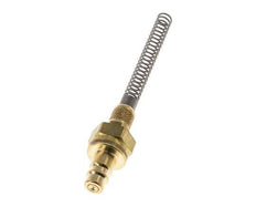 Latón DN 7.2 (Euro) Acoplamiento de aire Enchufe Tuerca de unión 4x6 mm Doble cierre Bend-Protect