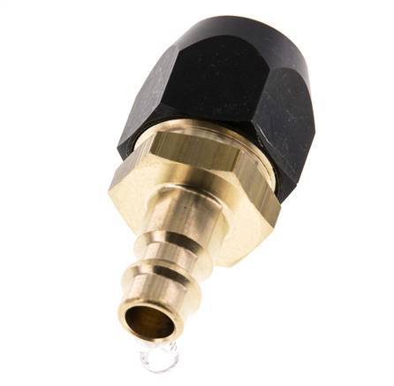 Tapón de acoplamiento de aire de latón DN 7,2 (Euro) Tuerca de unión 10x16 mm